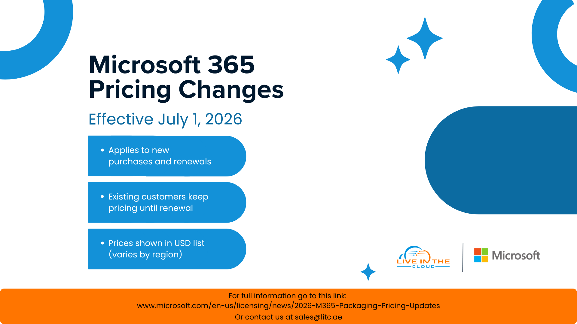 Microsoft 365 pricing is changing from 1 July 2026.